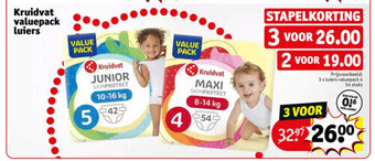 Kruidvat Kruidvat valuepack luiers aanbieding