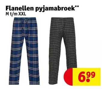 Kruidvat Flanellen pyjamabroek aanbieding