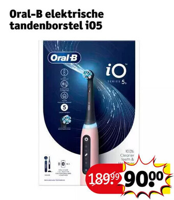 Kruidvat Oral-b elektrische tandenborstel i05 aanbieding