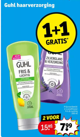 Kruidvat Guhl haarverzorging aanbieding