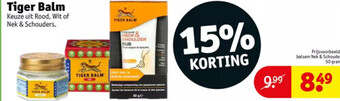 Kruidvat Tiger balm aanbieding