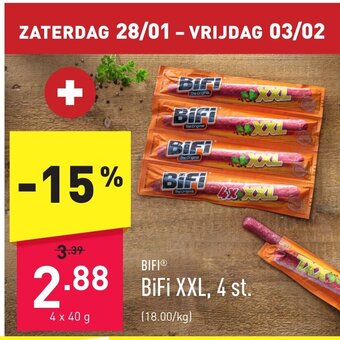 ALDI Bifi XXL 4 x 40g aanbieding