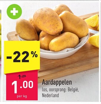 ALDI Aardappelen per kg aanbieding