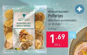 ALDI Patissier gaulthier poffertjes 340g aanbieding