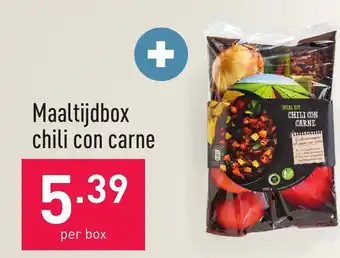 ALDI Maaltijdbox chili con carne per box aanbieding