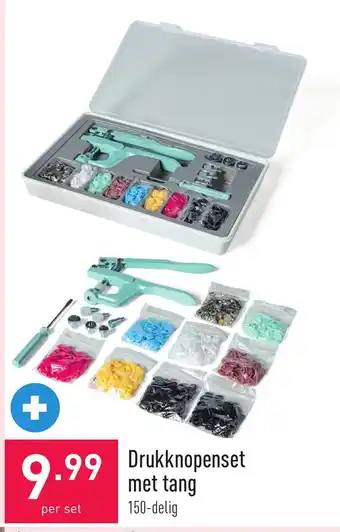 ALDI Drukknopenset met tang per set aanbieding
