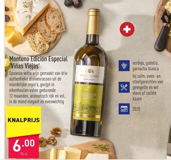 ALDI Montuno edicion especial vinas viejas 75cl aanbieding