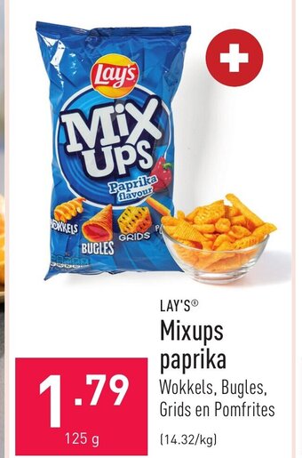 ALDI Lay's mixups paprika 125g aanbieding