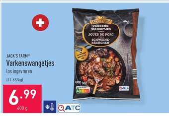 Jack's farm varkenswangetjes 600g