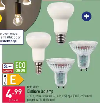 ALDI Light zone dimbare ledlamp per stuk aanbieding