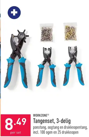ALDI Workzone tangenset per set aanbieding