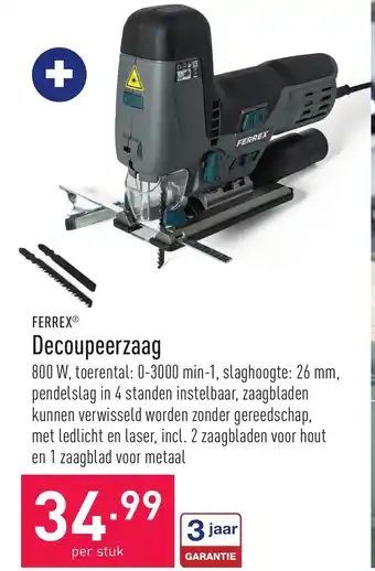 ALDI Ferrex decoupeerzaag per stuk aanbieding