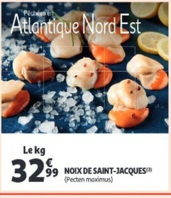 Auchan Noix de saint-jacques le kg aanbieding