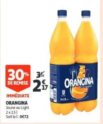 Auchan Orangina 2 x 1.5L aanbieding