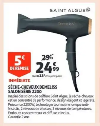 Auchan Seche-Cheveux demeliss salon serie 2200 aanbieding