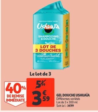 Gel douche ushuaia