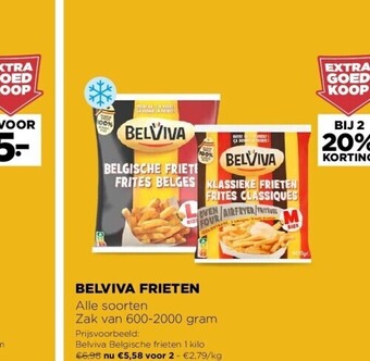 Jumbo Belviva frieten alle soorten aanbieding