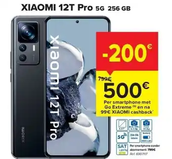 Carrefour Xiaomi 12t pro 5g 256 gb aanbieding