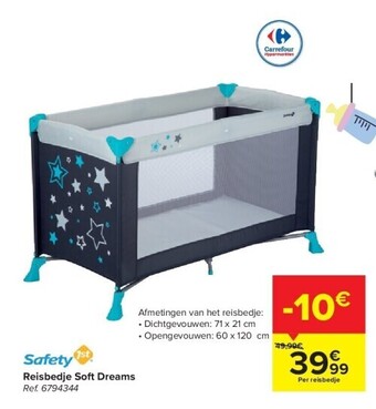 Carrefour Reisbedje soft dreams aanbieding