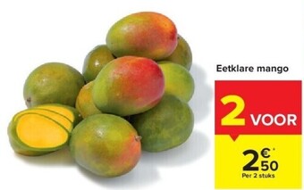Carrefour Eetklare mango aanbieding