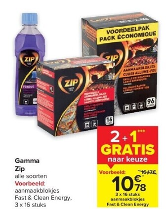 Carrefour Gamma zip aanbieding