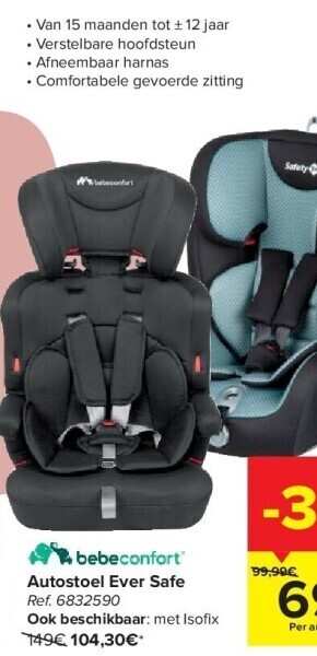 Carrefour Autostoel ever safe aanbieding