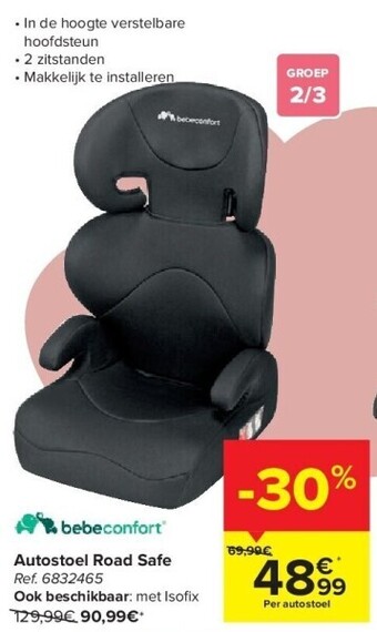 Carrefour Autostoel road safe aanbieding