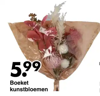 Boeket kunstbloemen