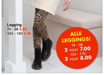 Wibra Legging 74 - 98 aanbieding