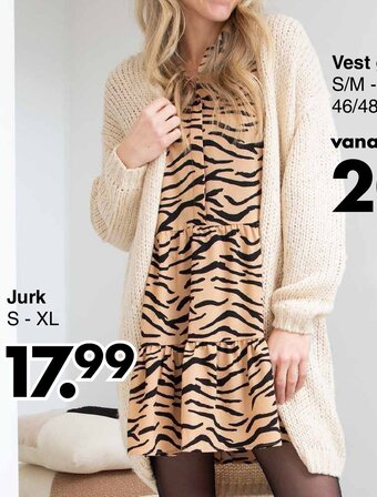Wibra Jurk S-XL aanbieding