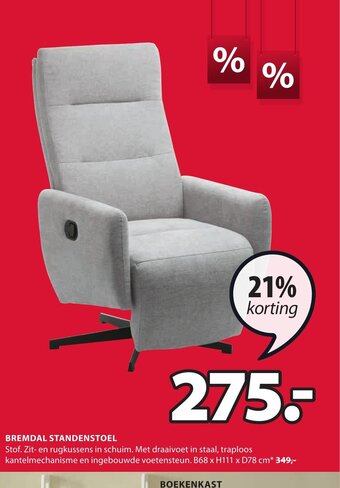 Jysk Bremdal standenstoel aanbieding