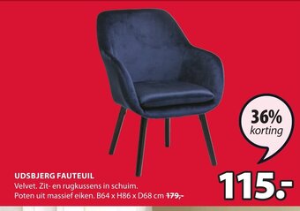 Jysk Udsbjerg fauteuil aanbieding