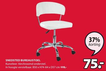 Jysk Snedsted bureaustoel aanbieding