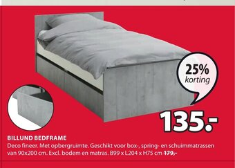 Jysk Billund bedframe aanbieding