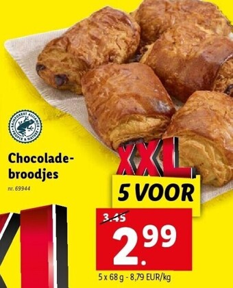 Lidl Chocoladebroodjes aanbieding