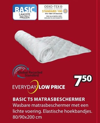 Basic T5 matrasbeschermer