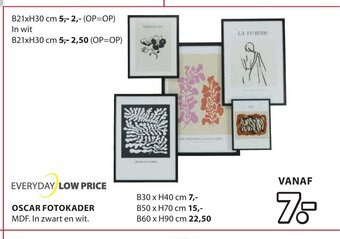 Jysk Oscar fotokader aanbieding