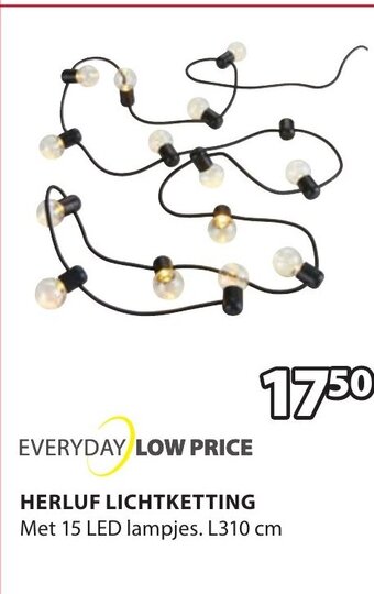 Jysk Herluf lichtketting aanbieding