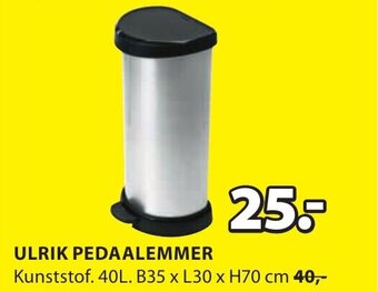 Jysk Ulrik pedaalemmer aanbieding