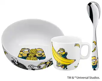 Krëfel Ontbijtset - minions - 3 stuks aanbieding
