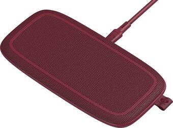 30 w base duo draadloos oplaadpad ruby red