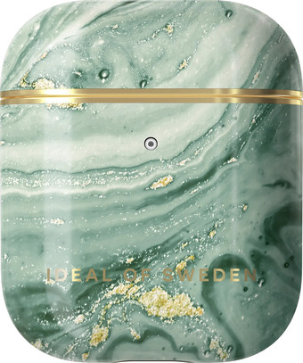 Cover voor oplaadcase airpods gen. 1 & 2 - mint swirl marble