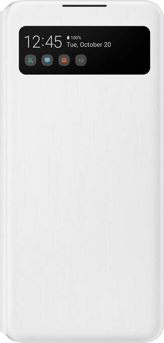 Smart s view cover voor galaxy a42 - wit