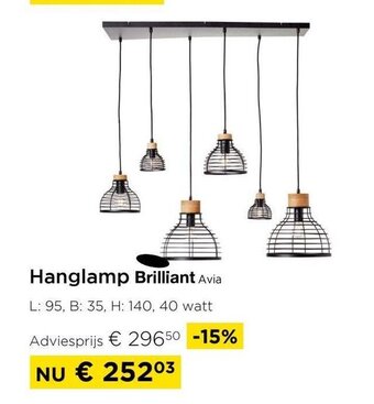 Molecule Hanglamp brilliant avia aanbieding