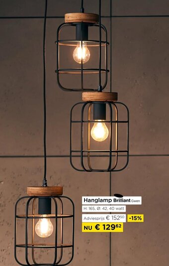 Hanglamp brilliant gwen