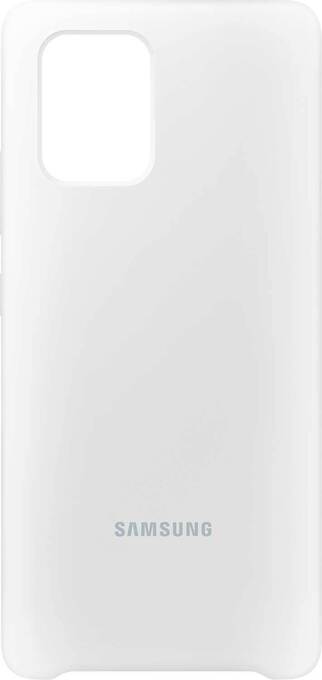 Siliconen backcover voor galaxy s10 lite - wit
