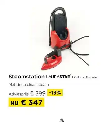 Molecule Laurastar Stoomstation Lift Plus Ultimate aanbieding