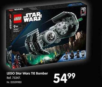 Fun Lego star wars tie bomber aanbieding