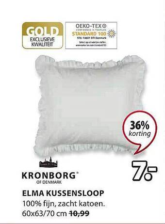 Jysk Elma kussensloop aanbieding