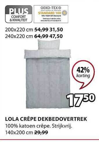 Lola crêpe dekbedovertrek